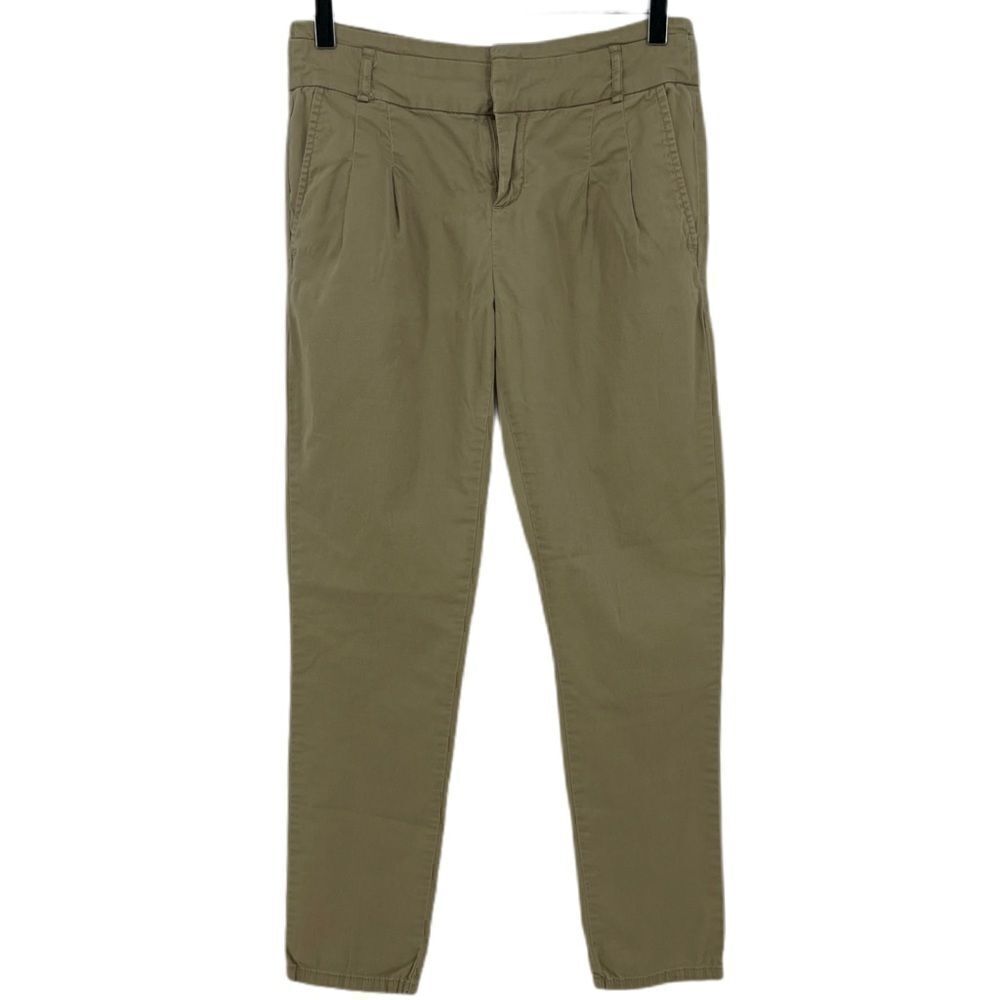 SOUND & MATTER Khaki Ankle Trousers - Skinny